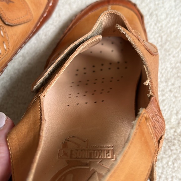 Vintage 90’s Pikolinos casual two-tone leather clogs. Size EU38/US7.5 fits 8 - Picture 5 of 7